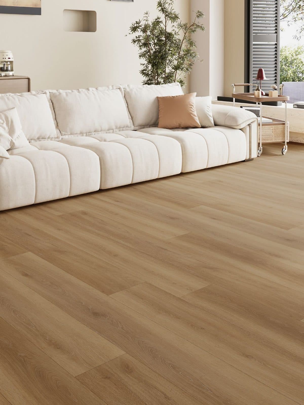 Hobart Oak flooring in a designer interior